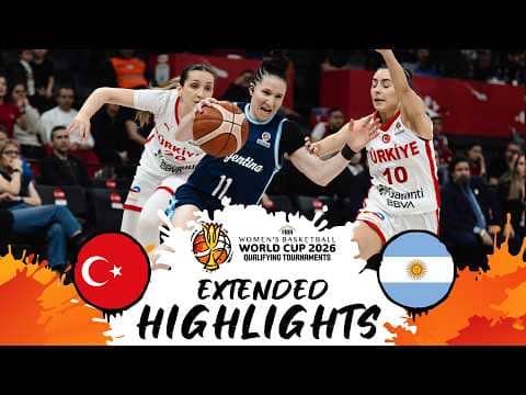 Türkiye 🇹🇷 v Argentina 🇦🇷 | Extended Highlights | #FIBAWWC 2026 Qualifying Tournament