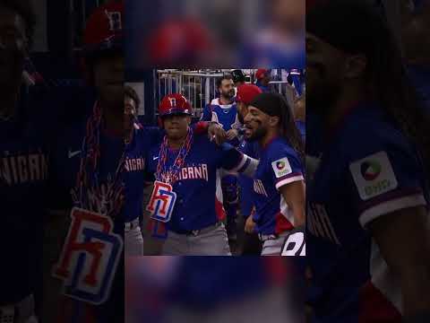 Team Dominican Republic dugout vibes 🥳