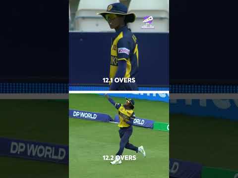 One ball changed everything for Kawya Kavindi 🙌 #T20WorldCup