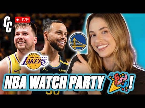 Golden State Warriors vs. LA Lakers🔥 (NBA WATCH PARTY!)