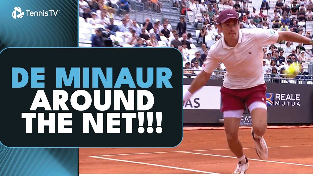 EVERY Angle Of Alex De Minaur UNBELIEVABLE Around The Net Shot 🤯 | Rome 2026