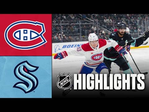 NHL Highlights | Canadiens vs. Kraken | October 28, 2025