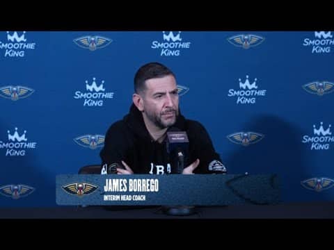 James Borrego Previews Pelicans' Game at Raptors 3/27/26