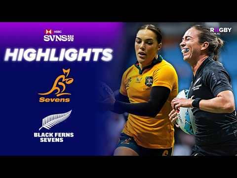 Australia v New Zealand Highlights | Women's Cup Final | HSBC SVNS Vancouver