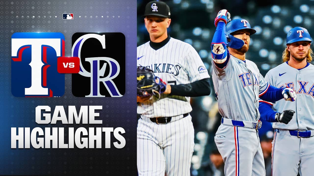 Rangers vs. Rockies Game Highlights (5/19/26) | MLB Highlights