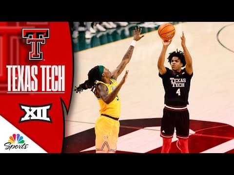 Christian Anderson highlights: 26 points, eight 3-pointers for Texas Tech vs. Baylor | NBC Sports