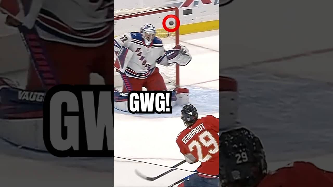 Cole Reinhardt with a Goal vs. New York Rangers