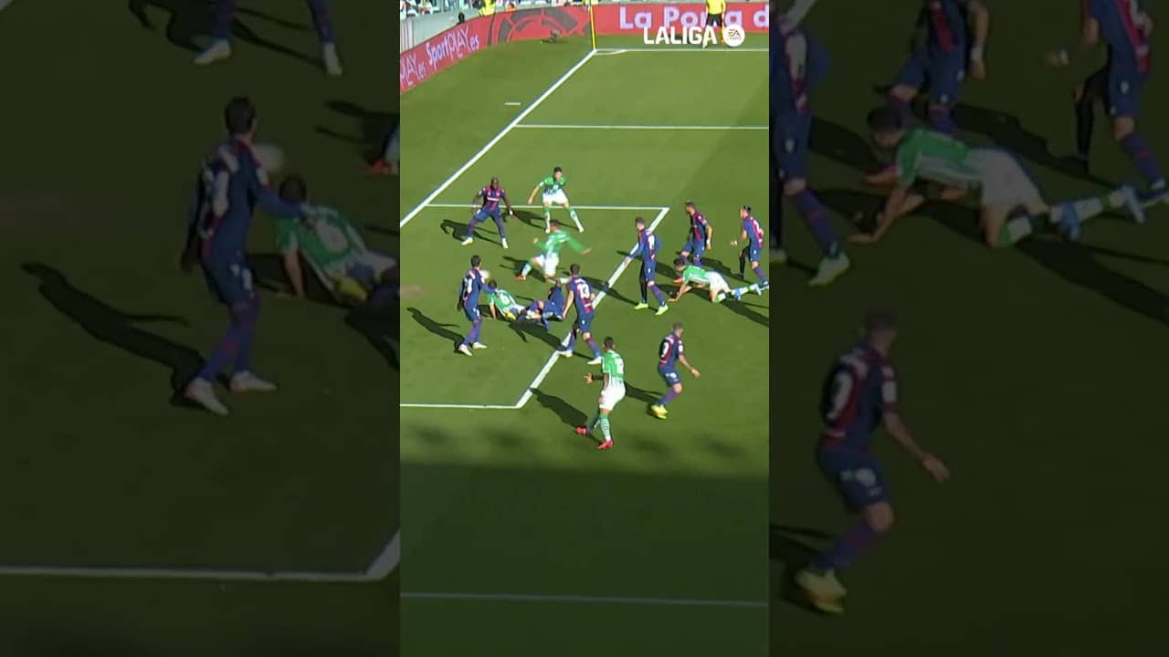 El hattrick de JUANMI al Levante en 2021 ⚽⚽⚽ #shorts #realbetis