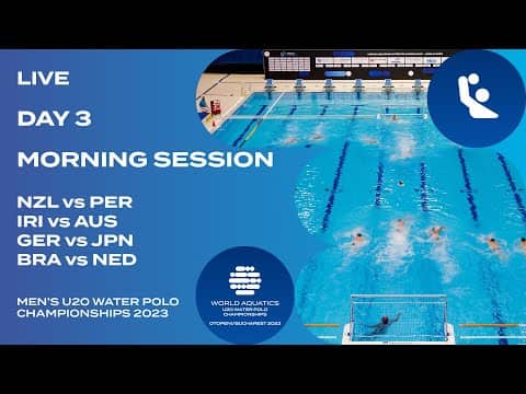 Day 3 | Morning Session | World Aquatics Men’s U20 Water Polo Championships 2023