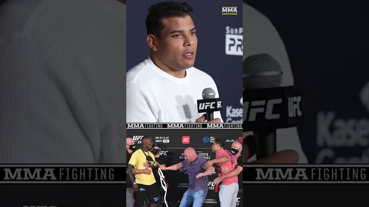 Paulo Costa REACTS to Israel Adesanya's shocking knockout loss to Joe Pyfer | MMA Fighting