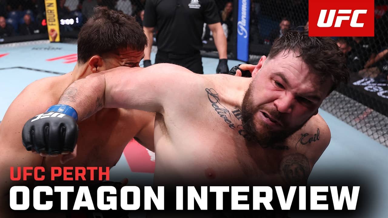 Louie Sutherland Octagon Interview | UFC Perth