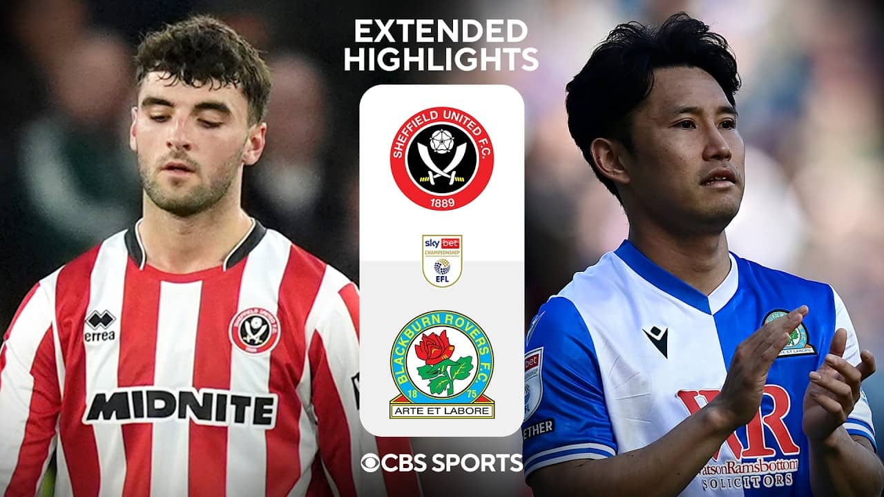 Sheffield United vs. Blackburn Rovers: Extended Highlights | EFL Championship | CBS Sports Golazo