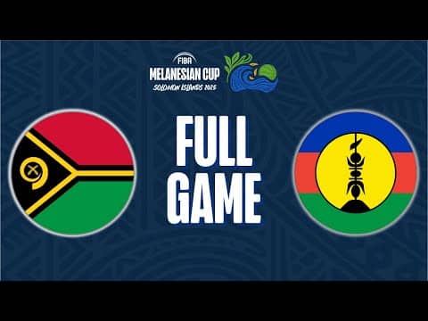 LIVE - Vanuatu v New Caledonia | FIBA Women's Melanesian Cup 2025