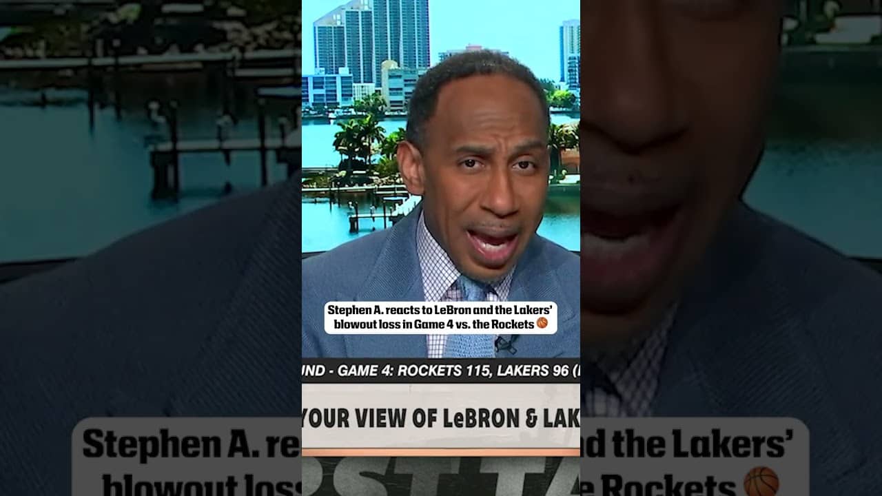 Stephen A. isn't concerned AT ALL 👀