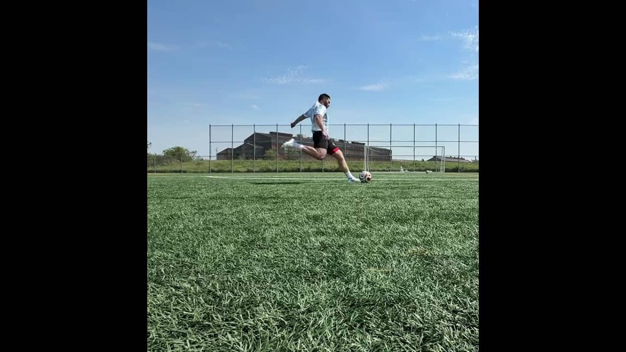 Testing out the new Messi F50s for the 2026 World Cup!