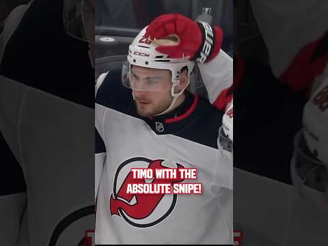 Meier Madness? Already in full swing! #shorts #njdevils #timomeier #timotime #nhl #hockey