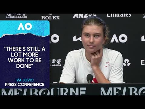 Iva Jovic Press Conference | Australian Open 2026 Fourth Round