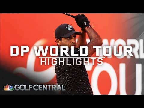 DP World Tour Highlights: 2025 Abu Dhabi HSBC Championship, Round 3 | Golf Central | Golf Channel
