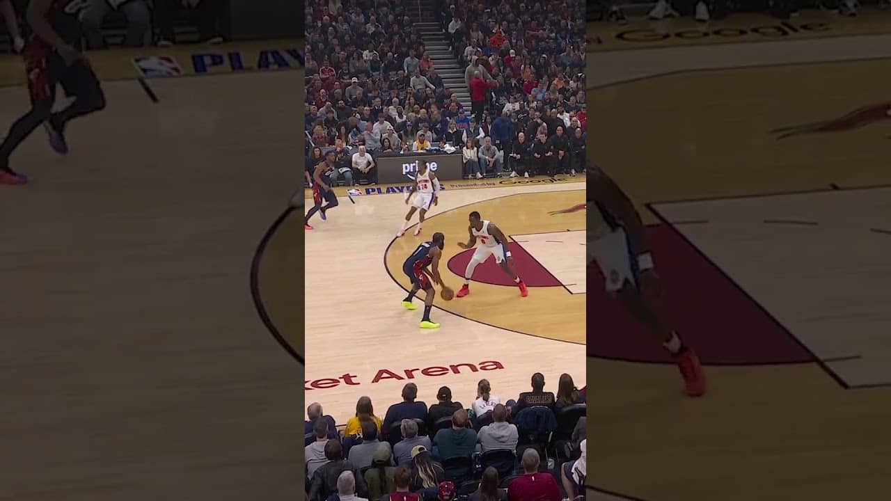 😮‍💨 Can't stop this stepback. #jamesharden #nba #cavs #cleveland