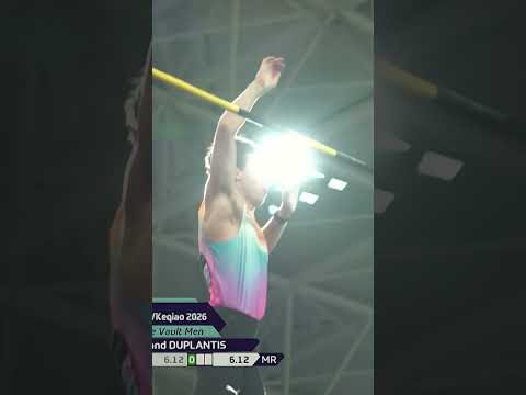 Mondo soars to 6.12m in the Shanghai night sky ✨ #DiamondLeague