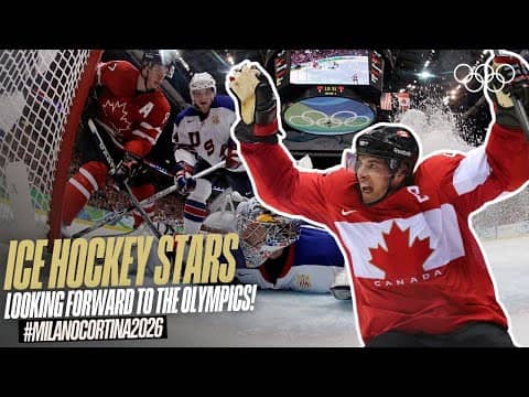 NHL stars share excitement over playing at Milano Cortina 2026! 🏒 ❄️