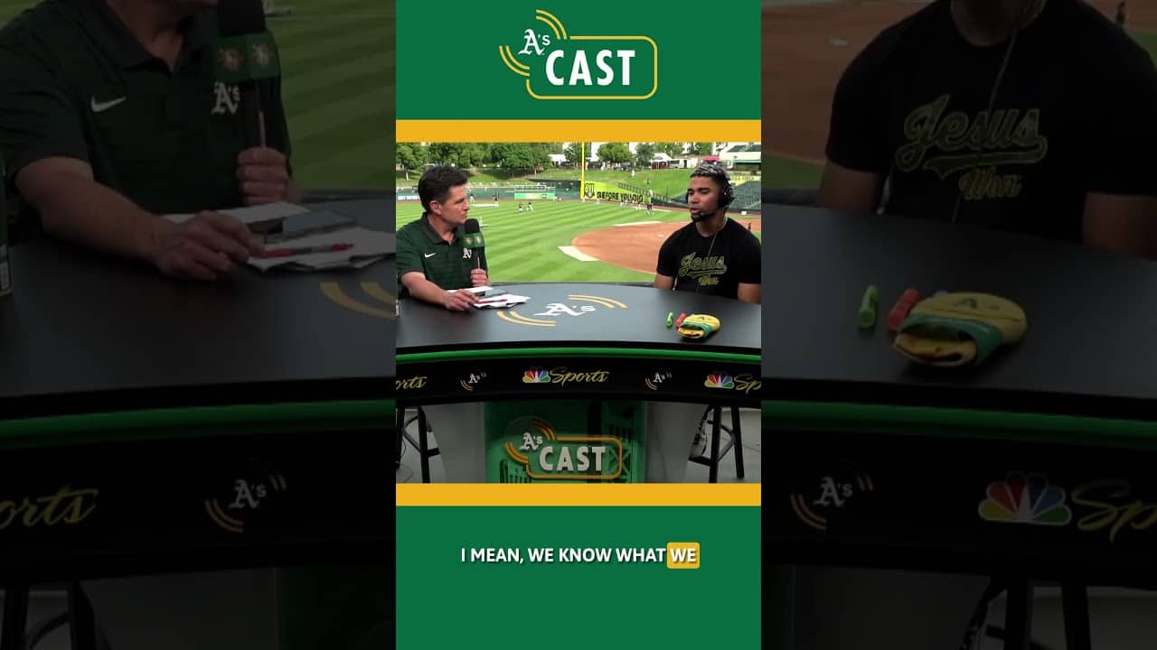 "There's no ego in this clubhouse." - Darell Hernaiz #athletics #shorts