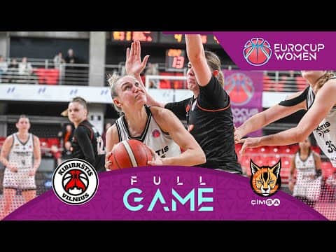 Round of 16 | Kibirkstis-TOKS v ÇİMSA ÇBK MERSİN | EuroCup Women 2025-26