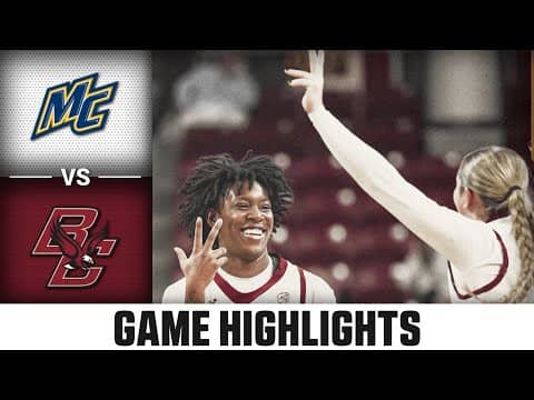 Merrimack vs. Boston College Game Highlights | 2025-26 ACC Women's Basketball Highlights