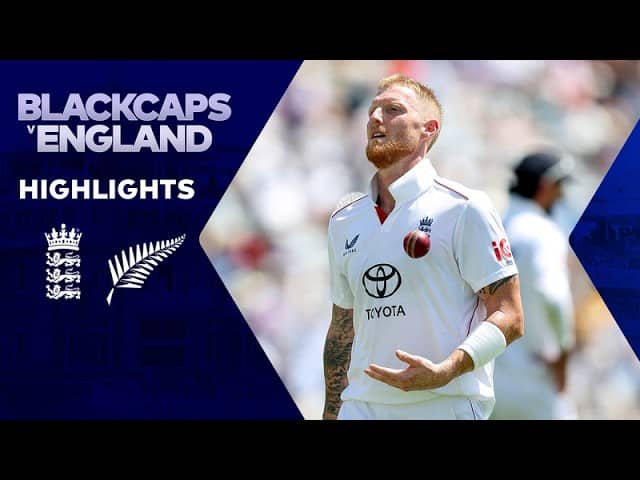 HIGHLIGHTS | BLACKCAPS vs England | 3rd Test | Day 1 | Sky Sport NZ