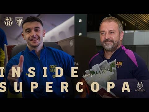 INSIDE VIEW | SUPERCUP DAY 1: Barça are in Jeddah ✅ | FC BARCELONA 🔵🔴