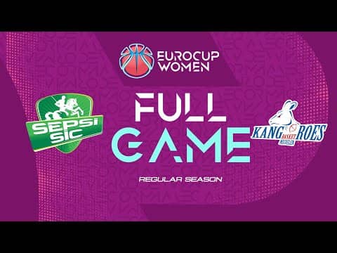 ACS Sepsi-SIC v Kangoeroes Basket Mechelen | Full Basketball Game | EuroCup Women 2025-26