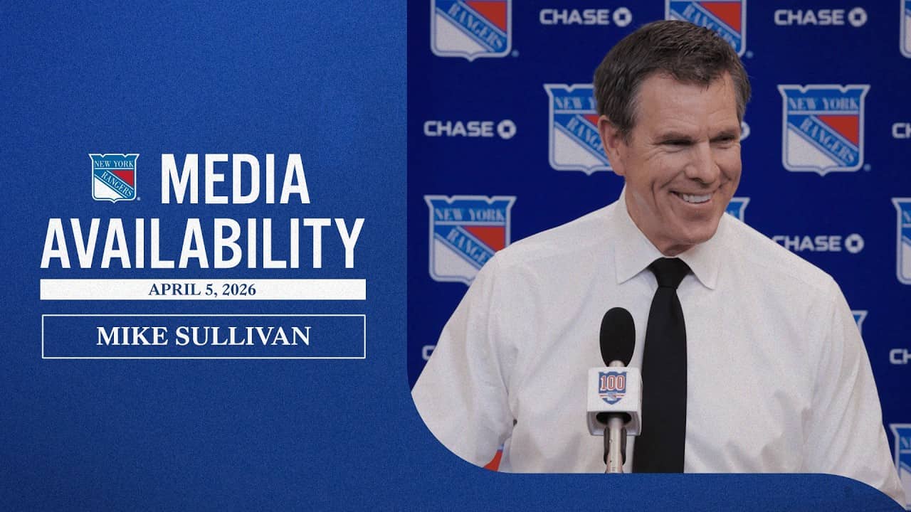 NYR vs WSH: Mike Sullivan Postgame Media Availability | April 5, 2026