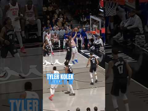 The bank is open for Tyler Kolek 🤑 #knicks #basketball #bank #nyc #newyork