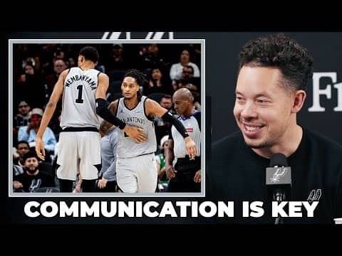 Mitch Johnson on How Spurs' Communication Helped Fuel Win vs. Wizards