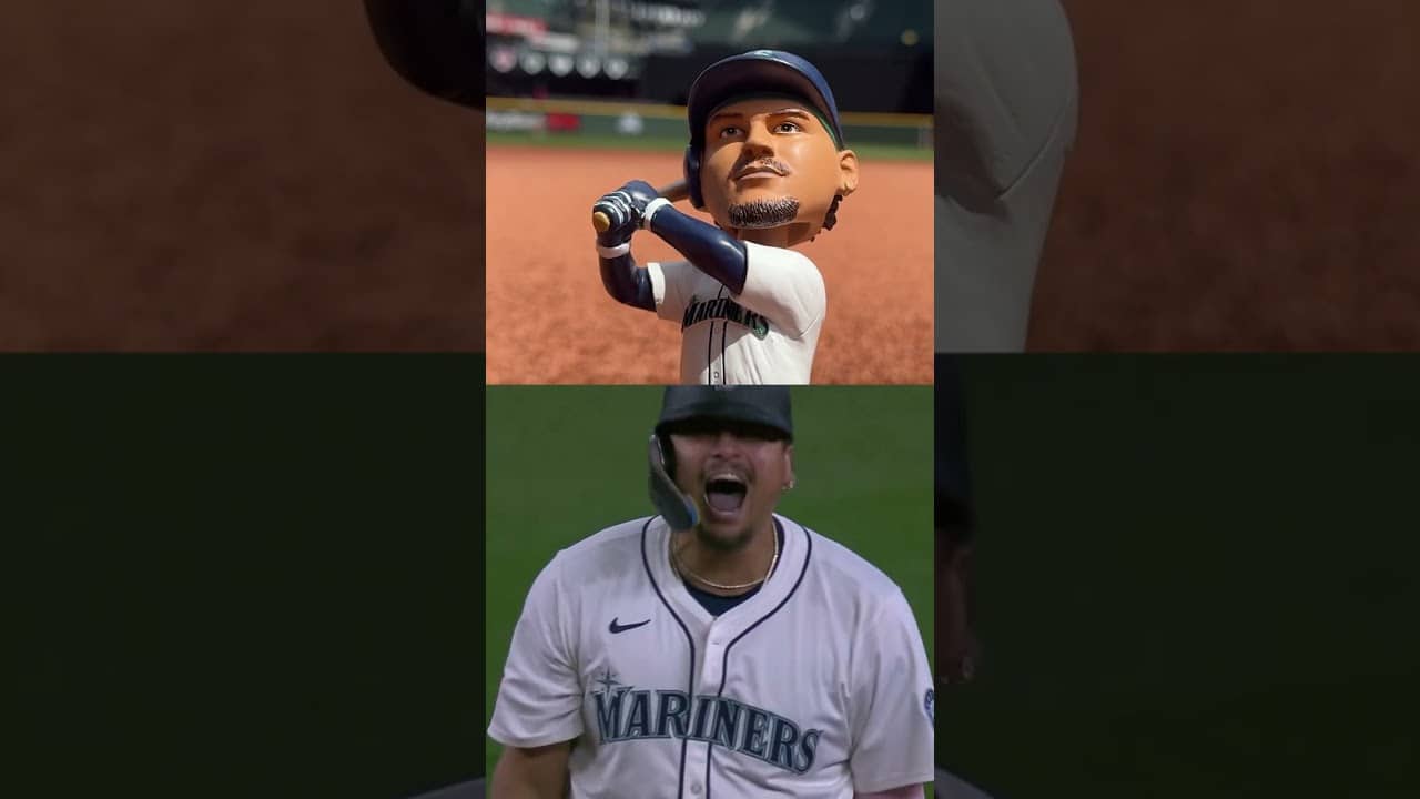 The moment Josh Naylor became a bobblehead. Get yours this Monday & Tuesday 👉 Mariners.com/Promos