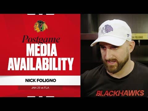 "You got to grind it out." | Nick Foligno Postgame 1.25.26