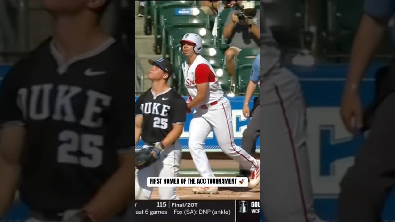 404 ft blast by Dalton Bargo 🔥 #duke #collegebaseball #ncaabaseball #baseball #collegesports