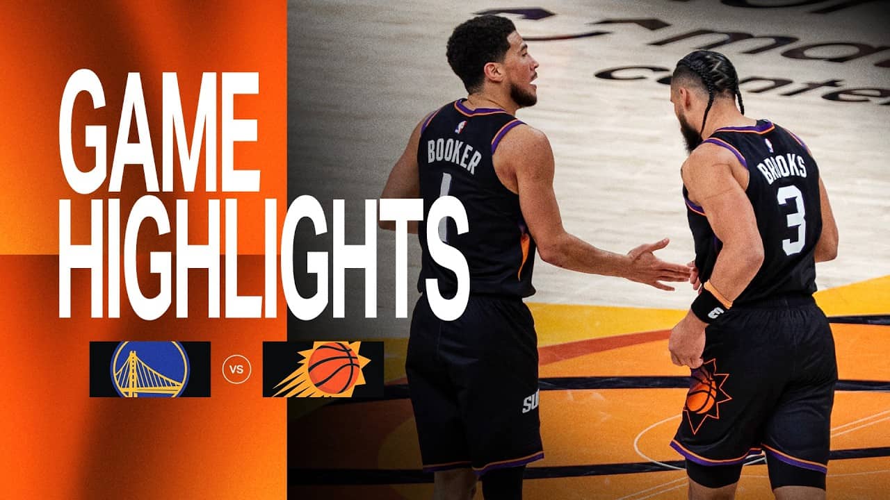 The Phoenix Suns Take Down the Golden State Warriors 111-96 & Advance to the NBA Playoffs!
