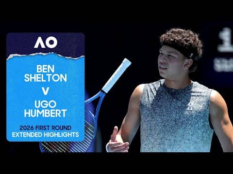 Ben Shelton v Ugo Humbert Extended Highlights | Australian Open 2026 First Round