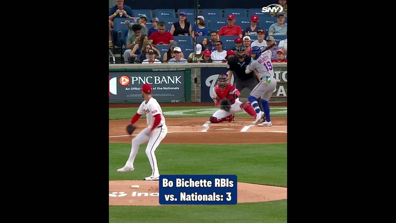 Count Bo Bichette's RBIs against the Nationals 🔥