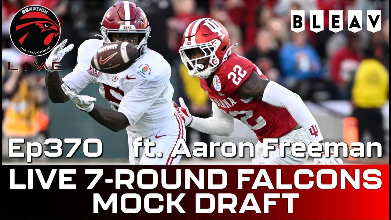 Kaleb McGary retires, Falcons 7-round mock draft ft. Aaron Freeman: Falcoholic Live, Ep370