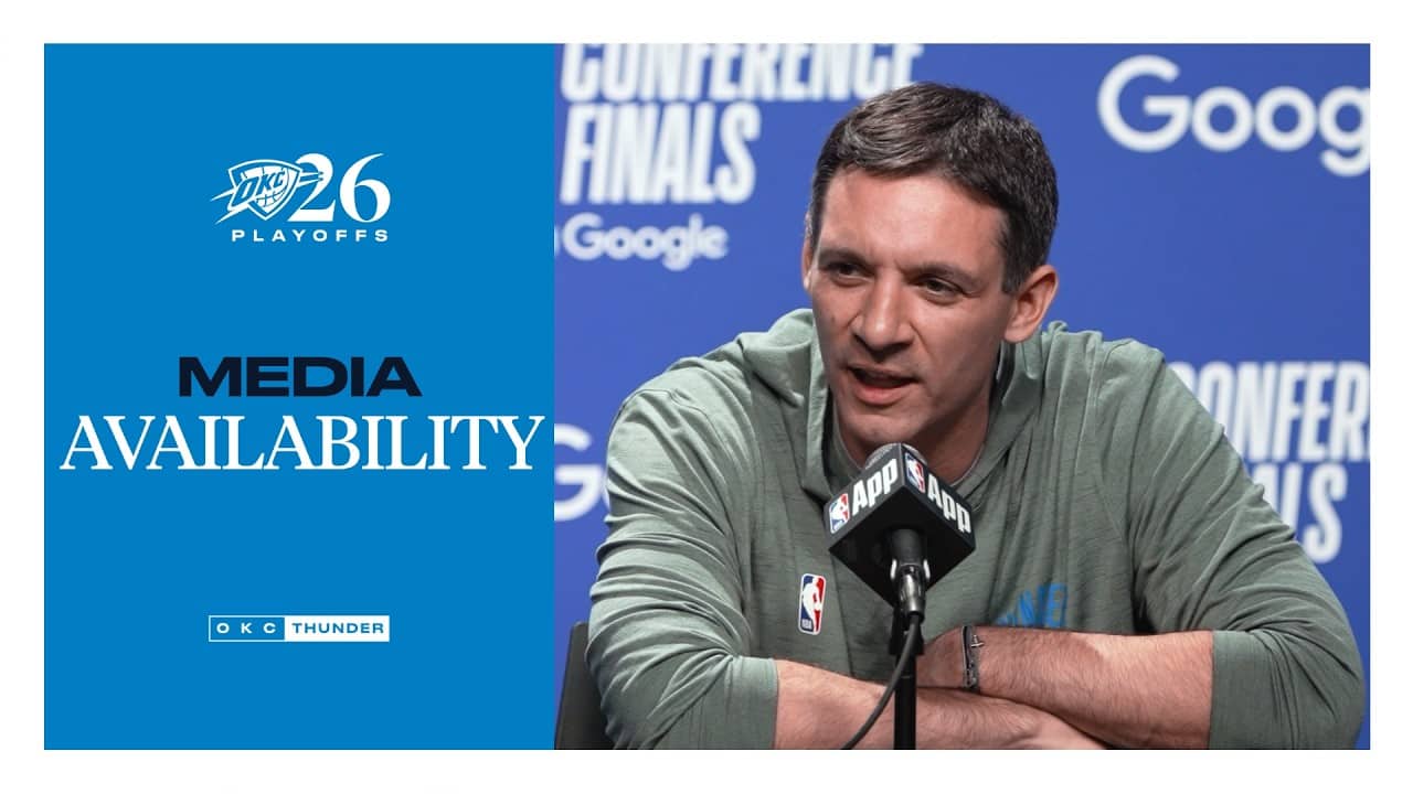 Coach Daigneault on Game 2 Win | Playoffs | WCF Game 2 | Postgame Media | May 20, 2026