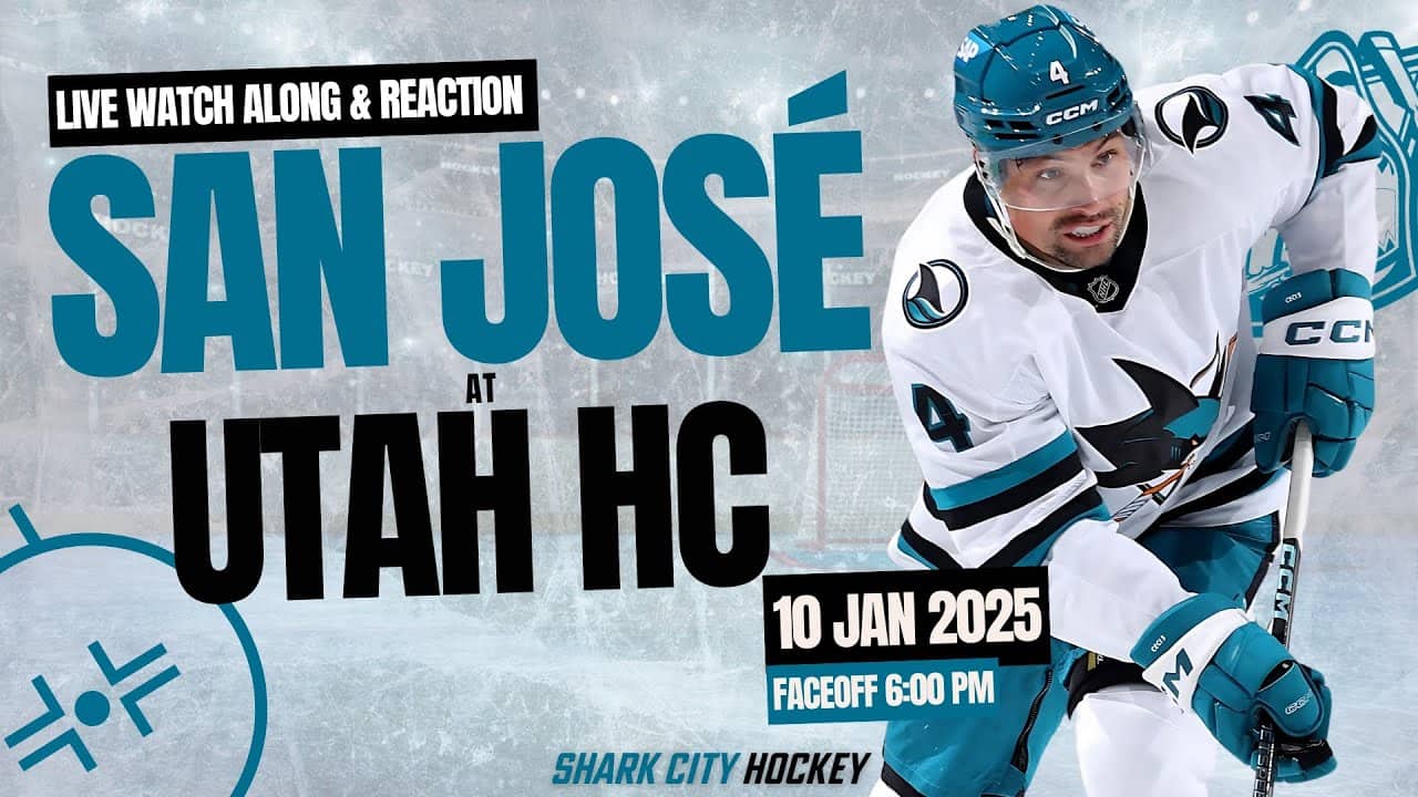 WATCH ALONG | Sharks at Utah Hockey Club: LIVE REACTIONS & WATCH PARTY!