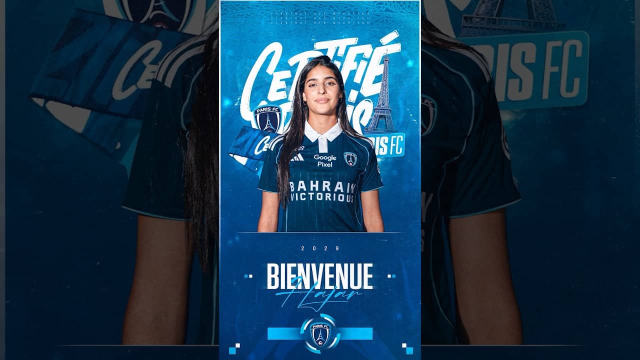 Hajar Saïd est Parisienne 👋 🇲🇦 La défenseure marocaine rejoint le Paris FC jusqu’en 2029 🤩