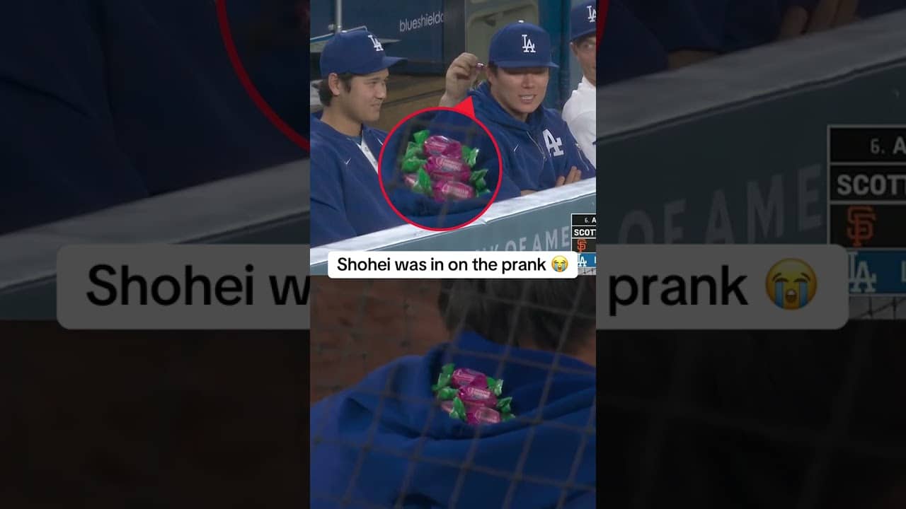 Will Smith filled Yoshinobu Yamamoto's hood full of gum without him noticing 😂
