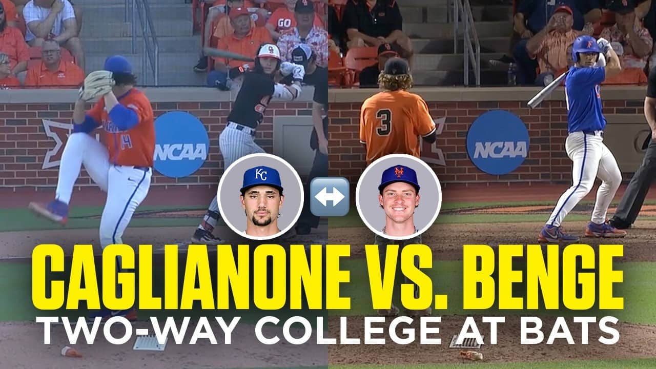 WILD NCAA showdown: Jac Caglianone vs. Carson Benge AND Carson Benge vs. Jac Caglianone ↔️