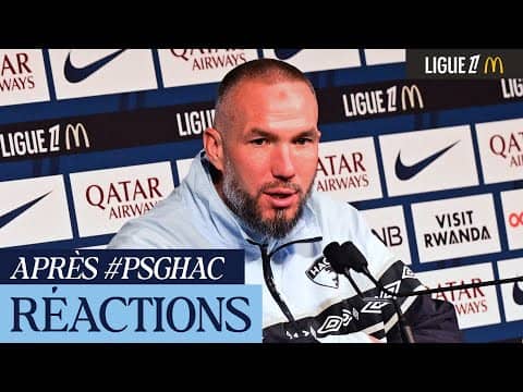💬 Après Paris SG - HAC -(3-0), réactions de Didier Digard