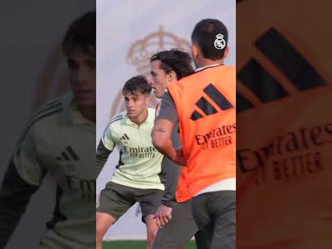 First training session of the week ✅  #realmadrid #rmcity