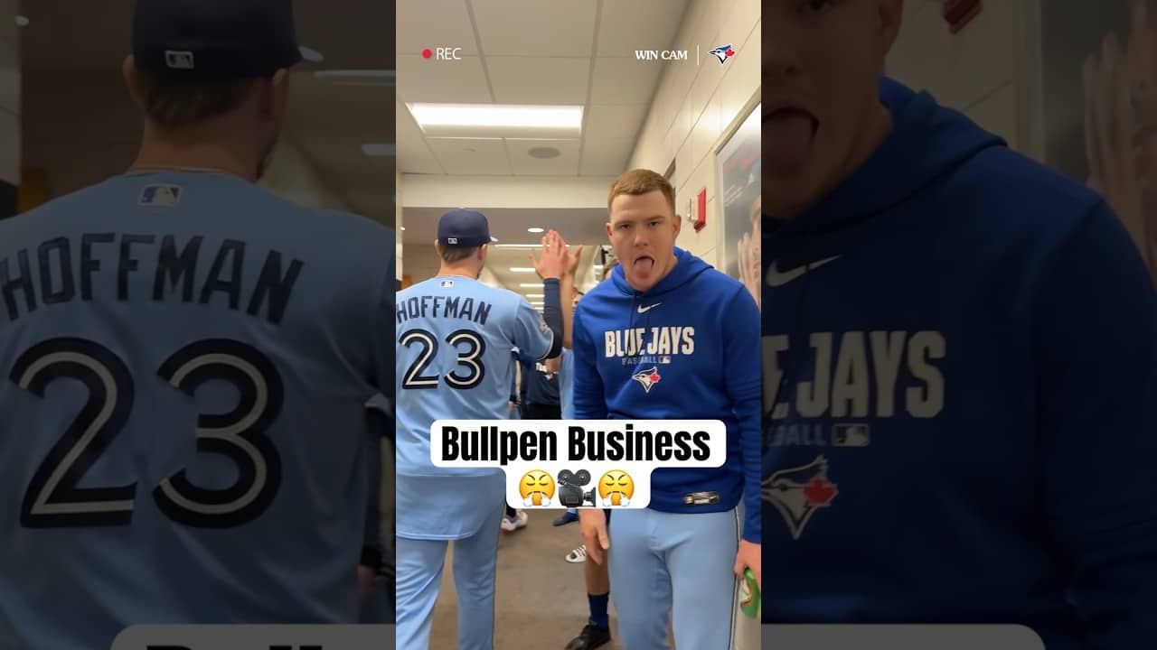 ICEMAN AND A WIN CAM ❄️🎥 #MLB #BlueJays