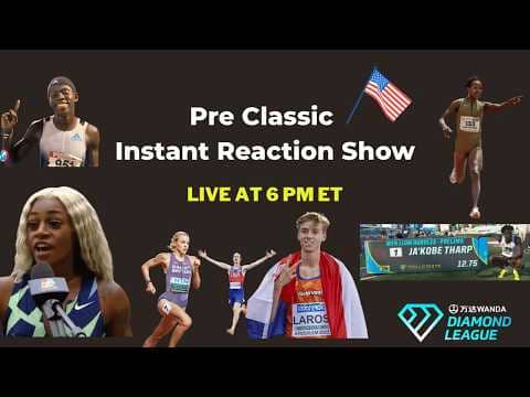 Pre Classic Instant Reactions: Sha'Carri Richardson, Niels Laros, Faith Kipyegon, Oblique Seville
